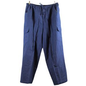 Venezia Blue Women's Dress Pants Elastic Waist Drawstring 14/16 030